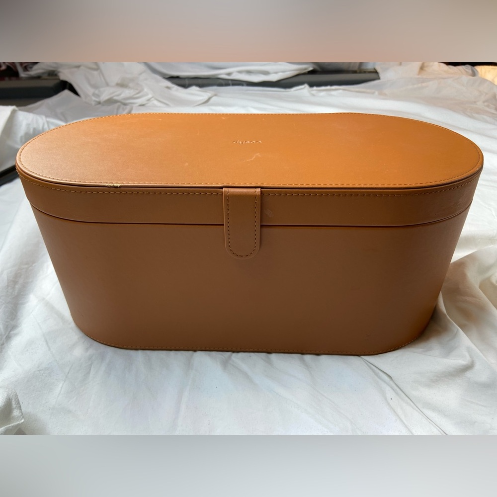 Dyson Airwrap Leather‎ Storage Hard case Large Tan